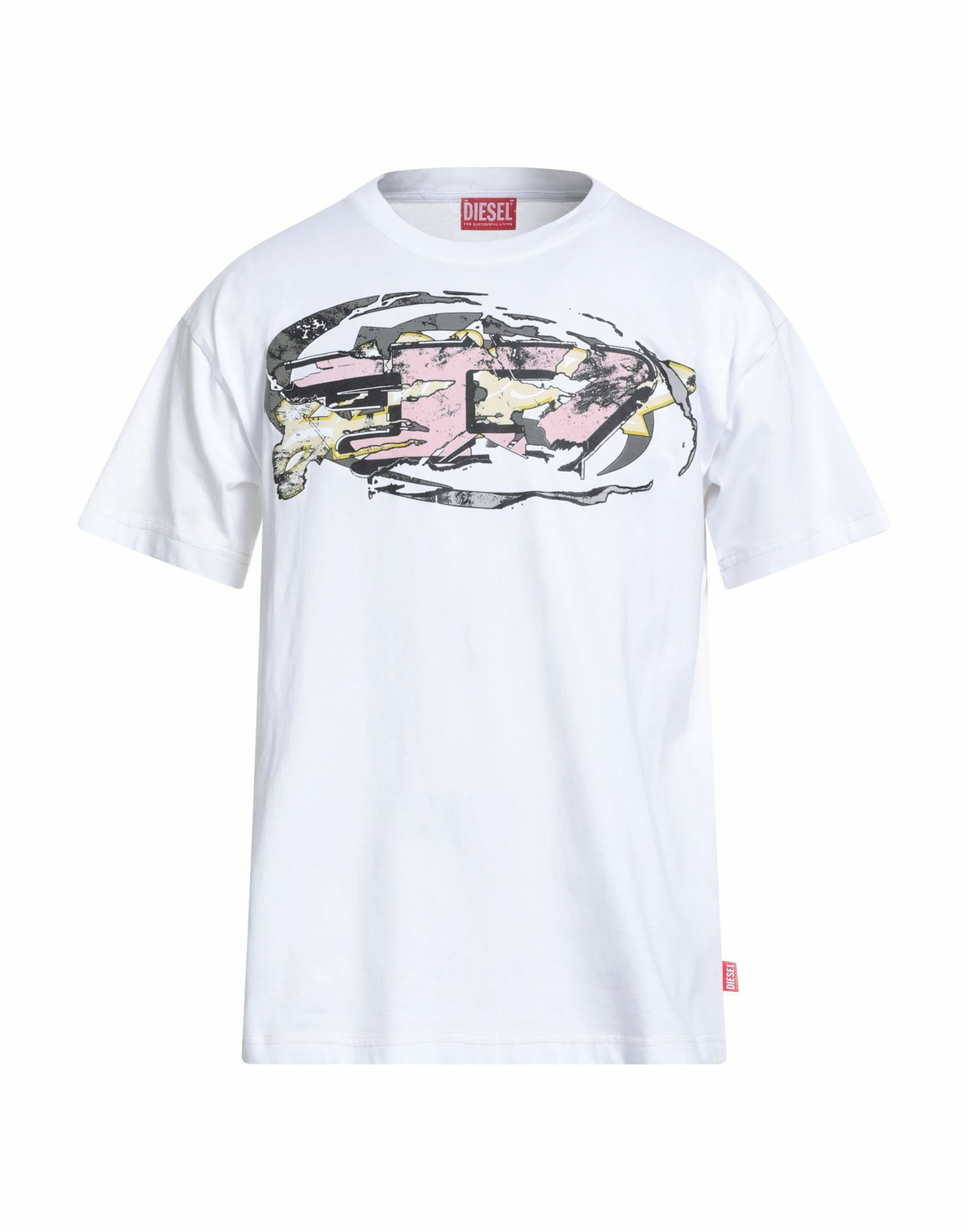 Diesel Mens T-shirt in White