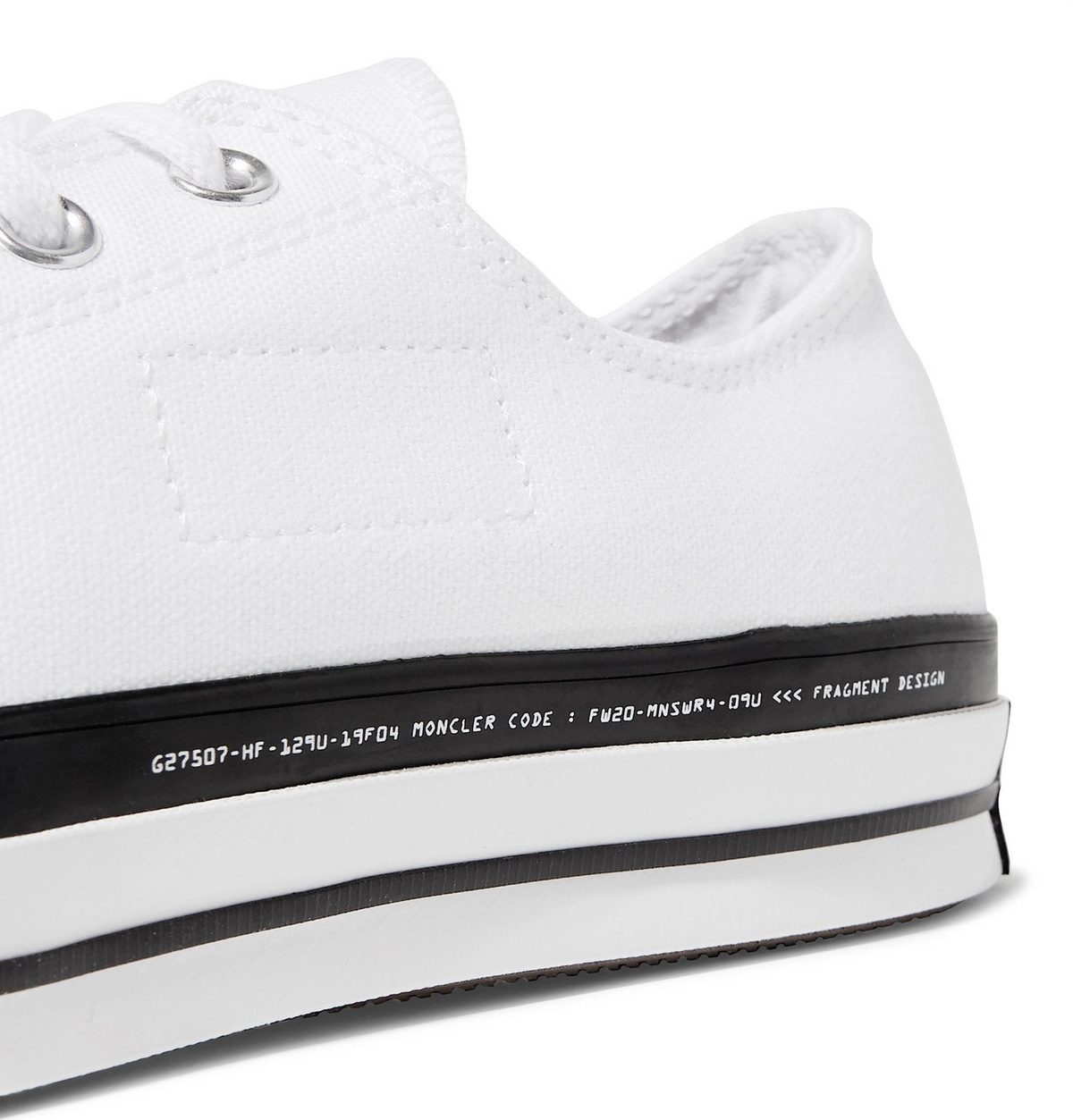 Moncler - 7 Moncler Fragment Converse Chuck 70 Ox Canvas Sneakers - White  Moncler