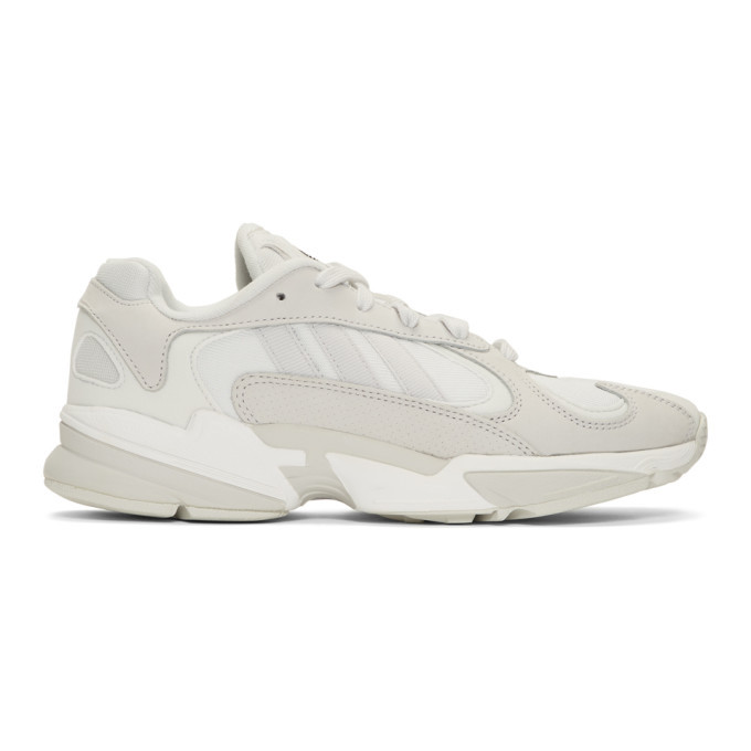 Photo: adidas Originals White Yung 1 Sneakers