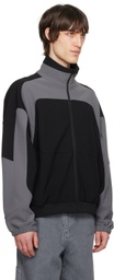 HGBB STUDIO Black & Gray Panda Track Jacket