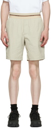 Helmut Lang Beige Nylon Shorts