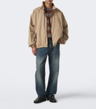 Miu Miu Cotton gabardine blouson jacket