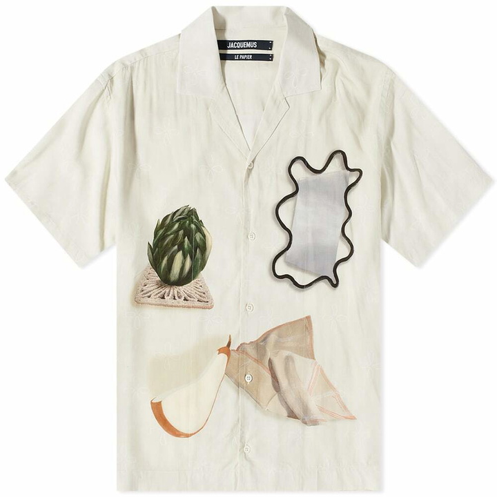 Photo: Jacquemus Men's Still Life Vacation Shirt in White