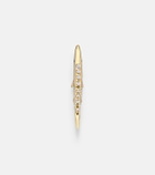 Yvonne Léon Marlin Pm 9kt gold single earring with diamonds