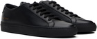Common Projects Black Original Achilles Low Sneakers