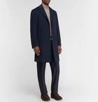 Canali - Wool and Cashmere-Blend Overcoat - Blue