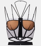 Nensi Dojaka Sheer bustier