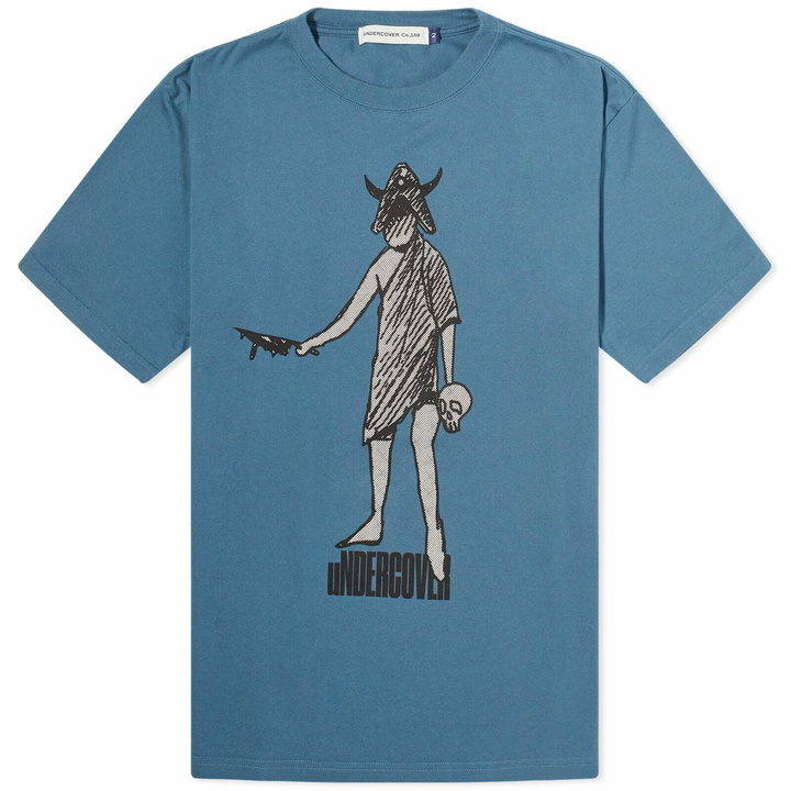 Photo: Undercover Men's Warrior T-Shirt in Blue