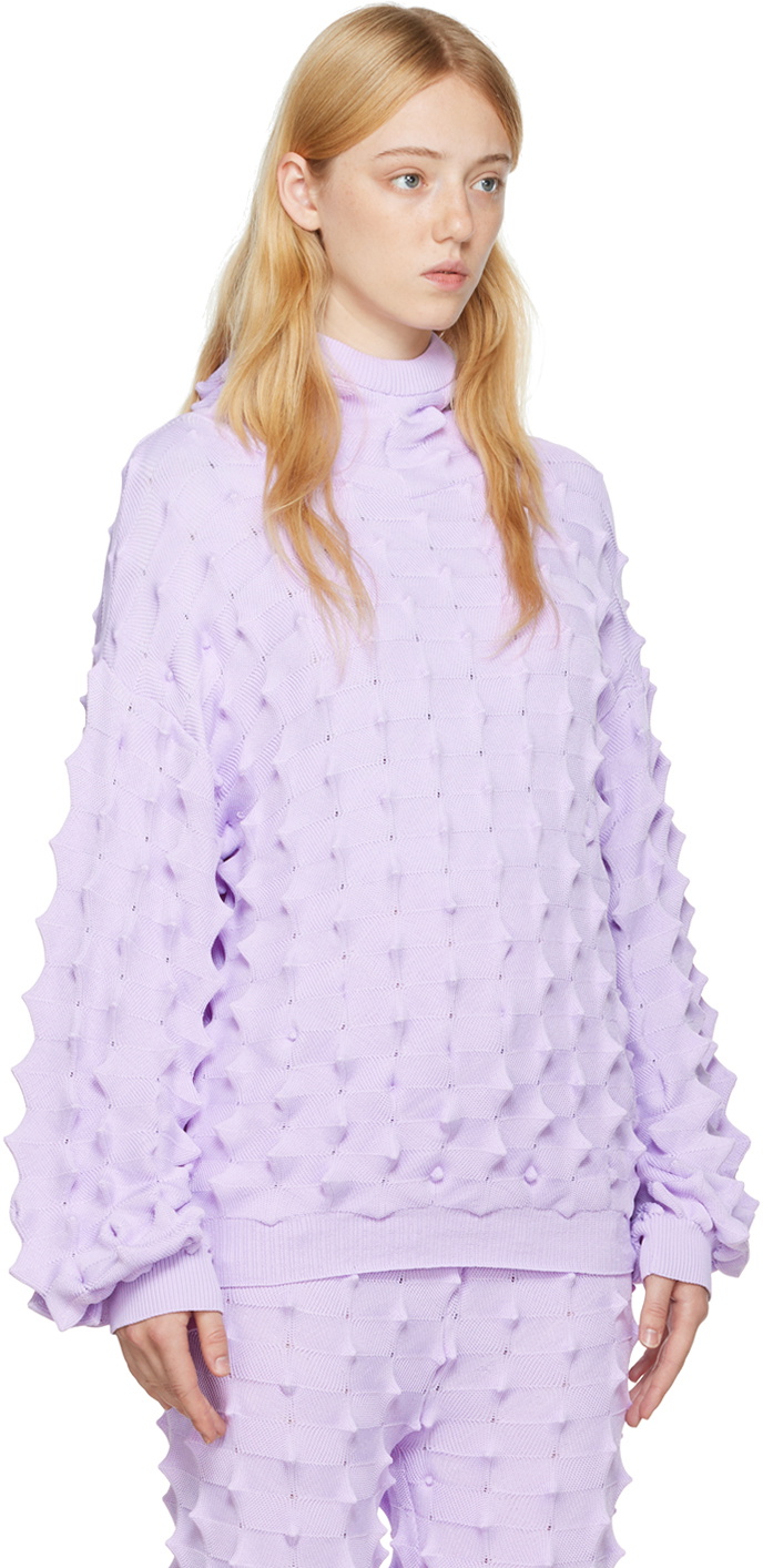 HENRIK VIBSKOV トップス　パーカー Henrik Vibskov Purple Spike Hoodie Henrik Vibskov