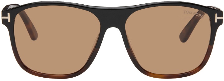 Photo: TOM FORD Brown Frances Sunglasses