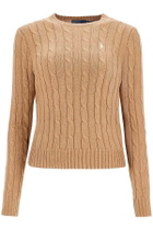 POLO RALPH LAUREN cable knit cotton sweater Beige