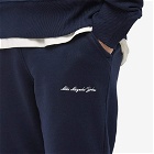 MKI Men's Embroidered Embassy Logo Sweat Pant in Navy