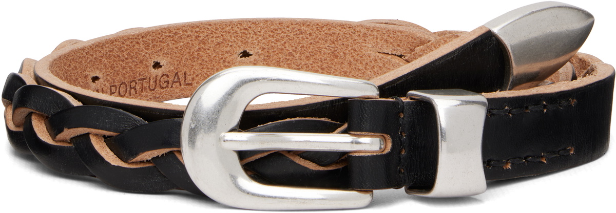 Our Legacy Black 4 cm Broken Stud Belt Our Legacy