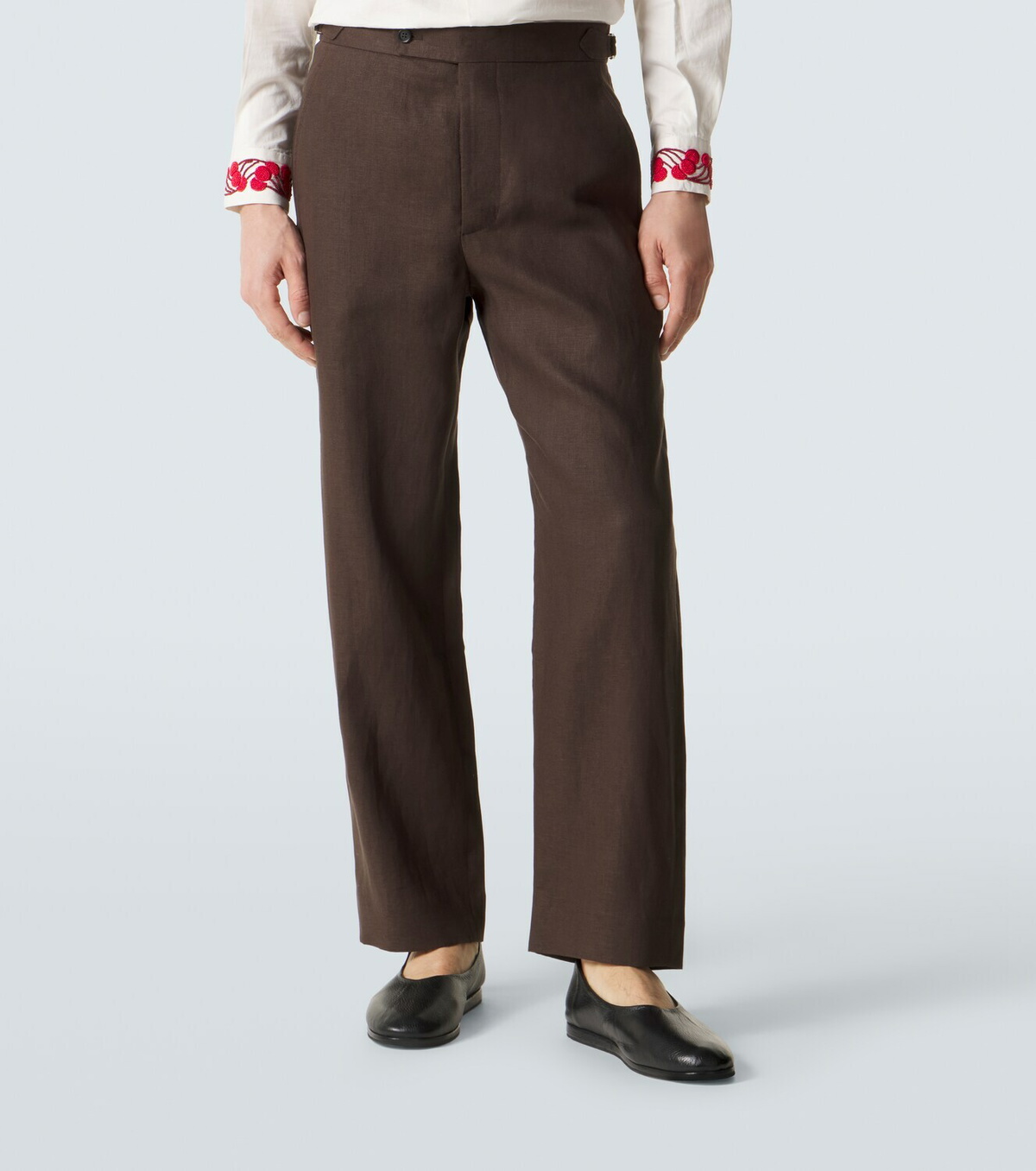Bode Linen straight pants