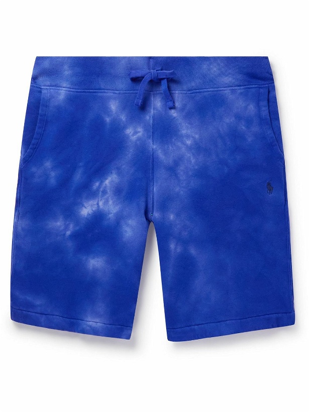 Photo: Polo Ralph Lauren - Printed Cotton-Blend Jersey Shorts - Blue