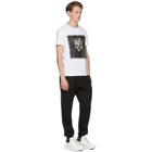 Alexander McQueen White Skull Print T-Shirt