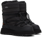 Suicoke Black BOWER-evab-HI-LACE Boots