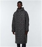 Giorgio Armani - Logo mohair and wool-blend coat