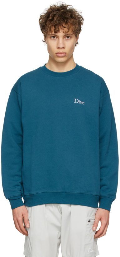 Photo: Dime Blue Classic Sweatshirt