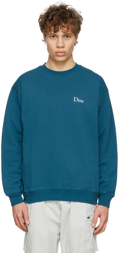 Photo: Dime Blue Classic Sweatshirt