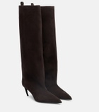 The Attico Lea 65 suede knee-high boots