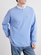 LOEWE - Anagram-Embroidered Cotton-Jersey Sweatshirt - Blue
