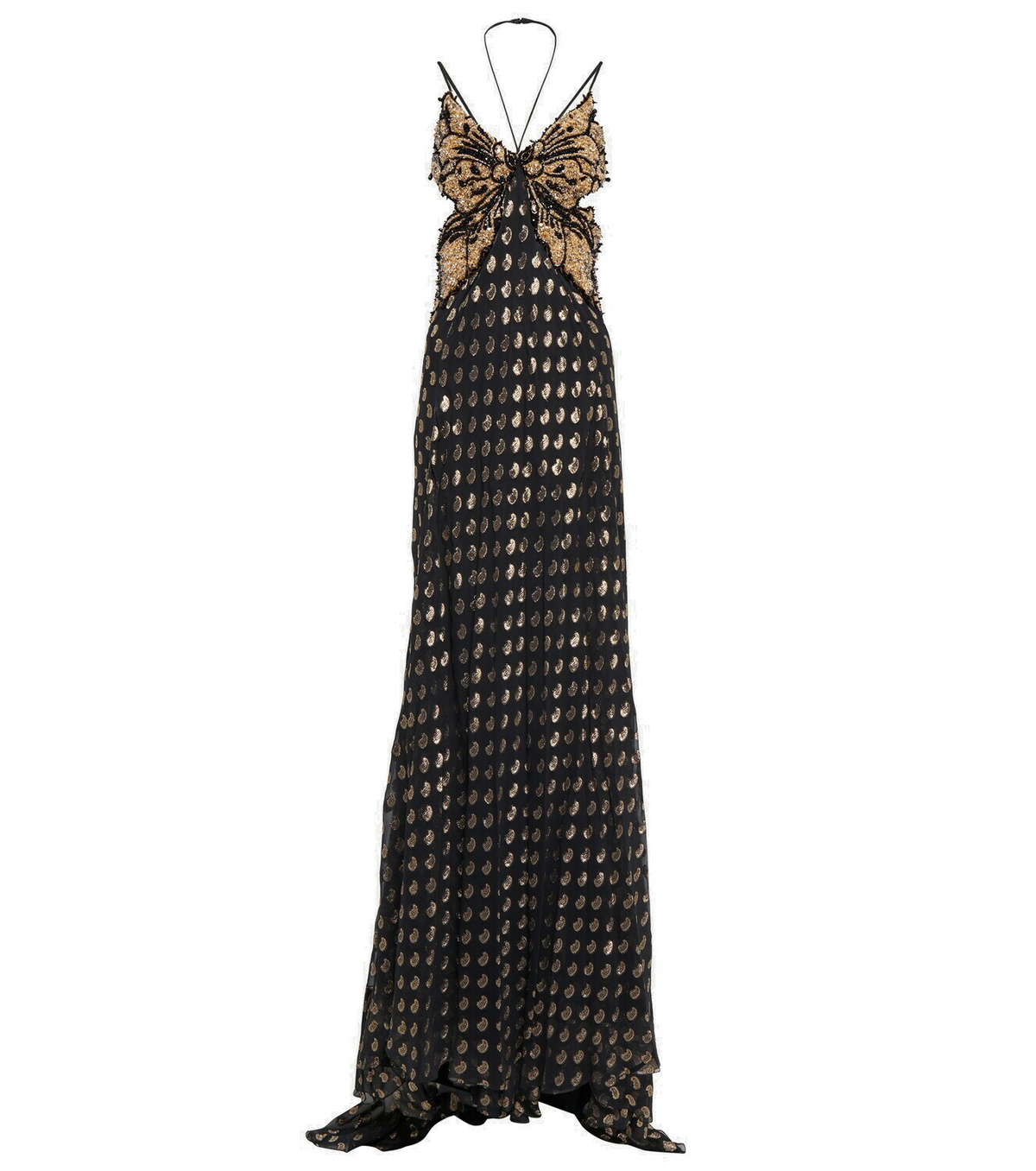 Etro Embellished silk chiffon gown Etro