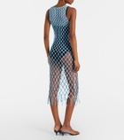Christopher Esber Knitted mesh beach dress