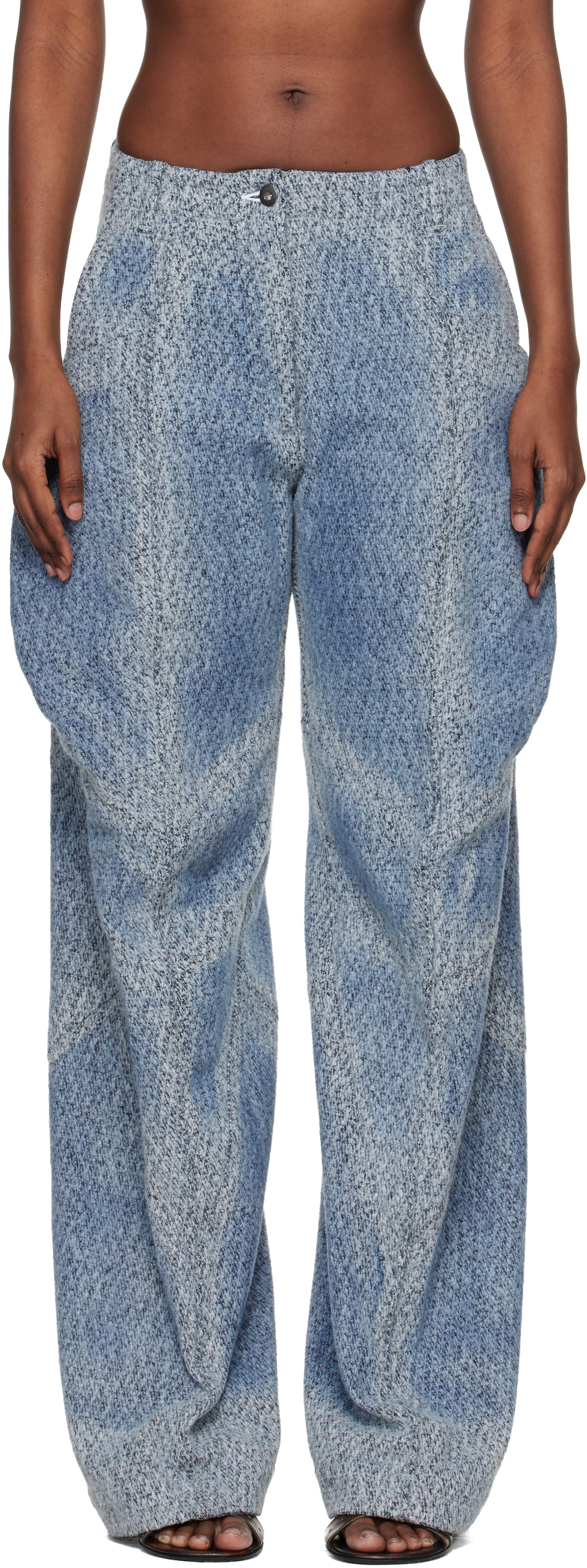 Kiko Kostadinov Blue Centennial Jeans