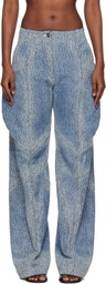 Kiko Kostadinov Blue Centennial Jeans