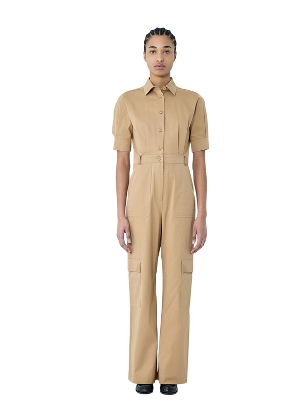 Photo: Max Mara Cotton Tailored Jumpsuit