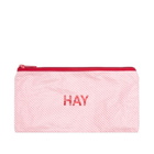 HAY Candy Mono Wash Bag - Flat Set of 3 in Light Pink 