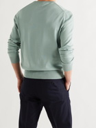 CANALI - Slim-Fit Cotton Sweater - Green - IT 58