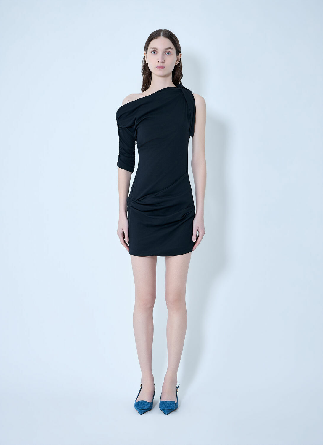 Jacquemus La Mini Robe Drapeado Mini Dress