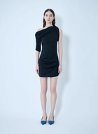 Jacquemus La Mini Robe Drapeado Mini Dress
