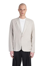 Salvatore Santoro Leather Jacket In Grey Leather