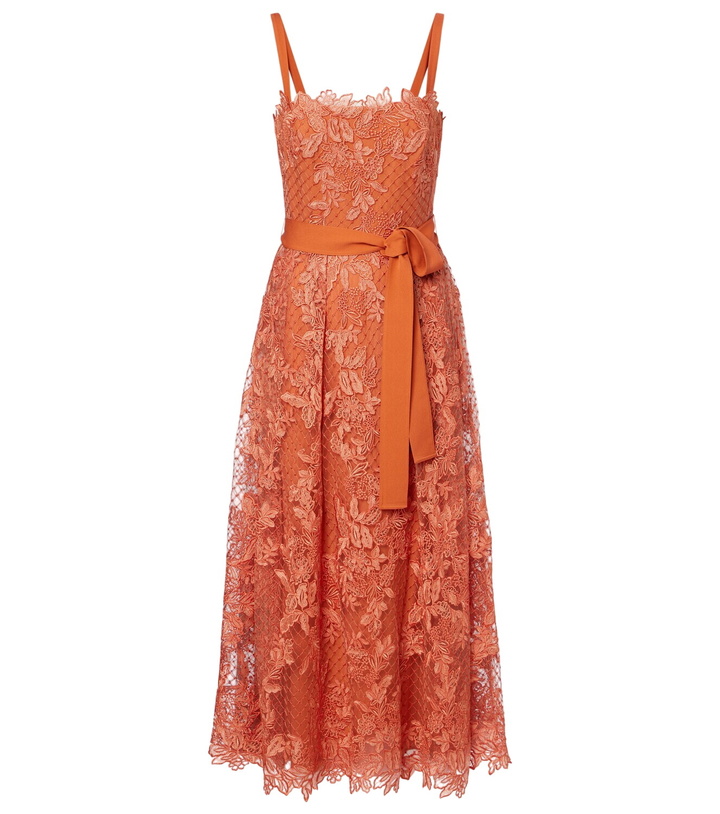 Photo: Elie Saab Embroidered lace and tulle cocktail dress