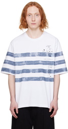 Dolce&Gabbana White Stripe T-Shirt