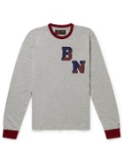 Baracuta - Noah Printed Cotton-Jersey T-Shirt - Gray