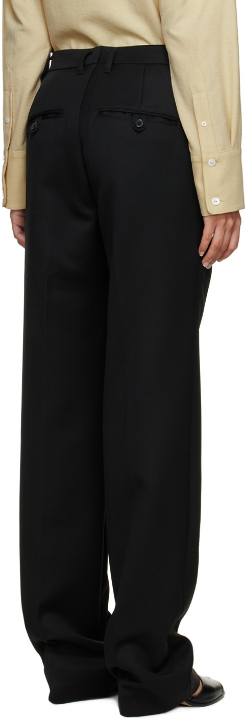 Anine Bing Trent Trouser in Dark Brown