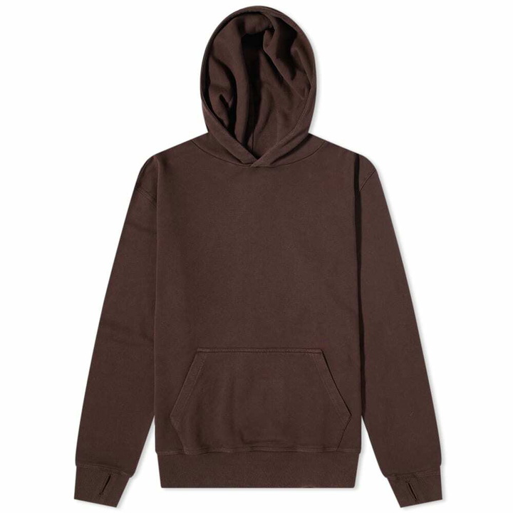 Photo: YMC Men's Trugoy Popover Hoody in Brown