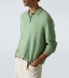 Le Kasha Crete cashmere polo sweater