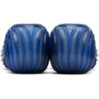Diesel Blue Melissa Edition Platform Mule Heeled Sandals