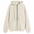 MKI Men's Uniform Zip Hoodie in Pigment Cement