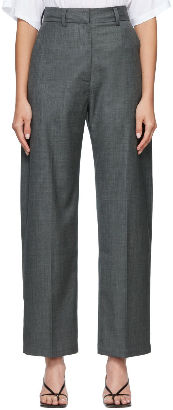 Arch The Gray Wide Straight Trousers Arch The