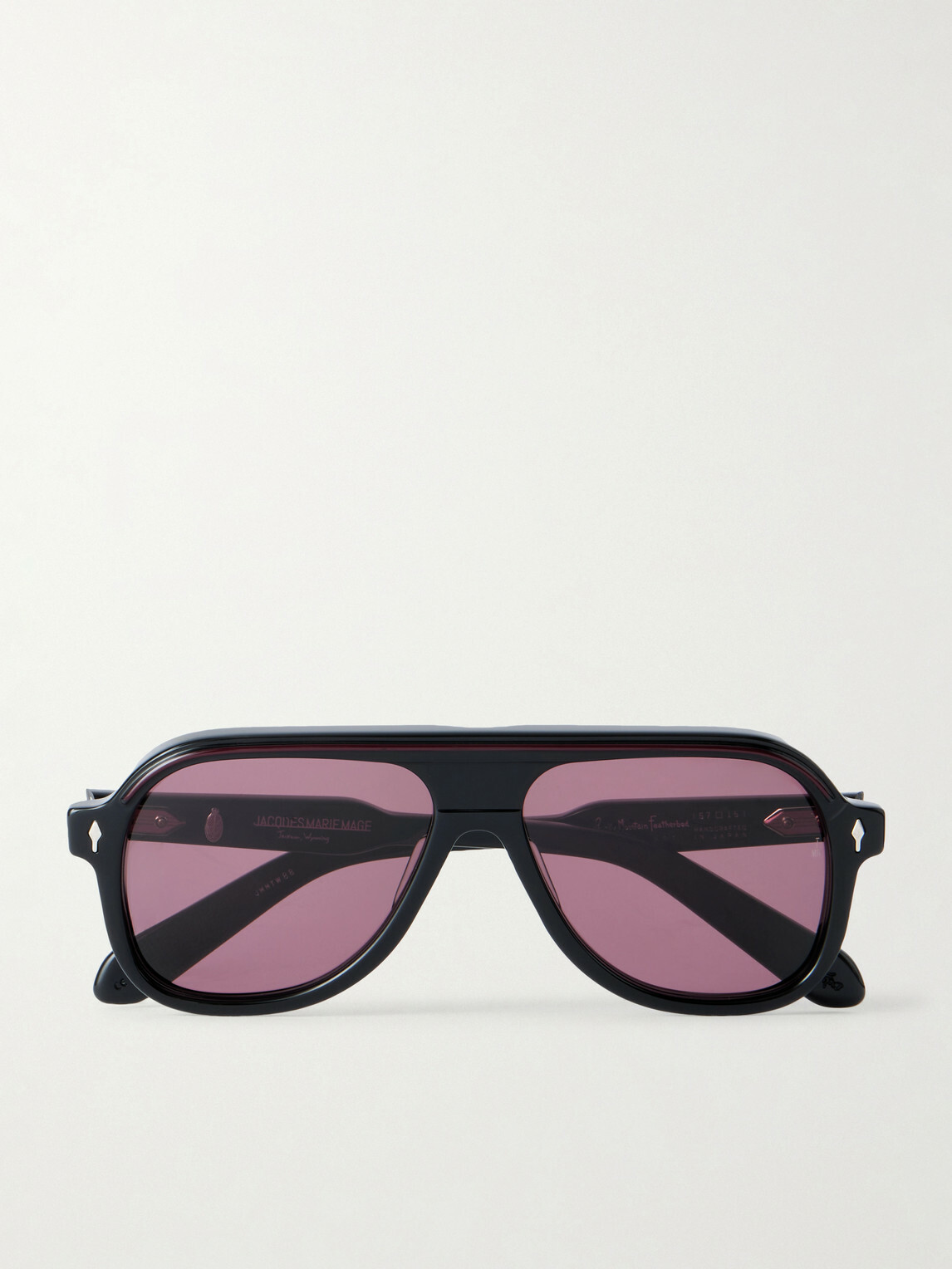 Jacques Marie Mage - Rocky Mountain Featherbed Teewinot Aviator-Style Acetate Sunglasses