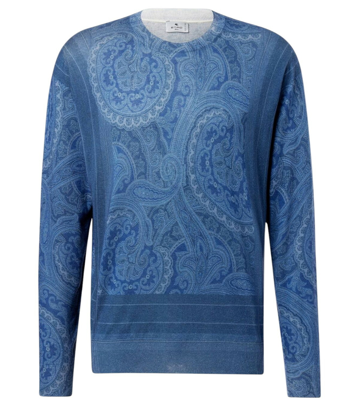 【送料&関税込】Etro Sweater Etro Mens Stitch Logo Sweater Black