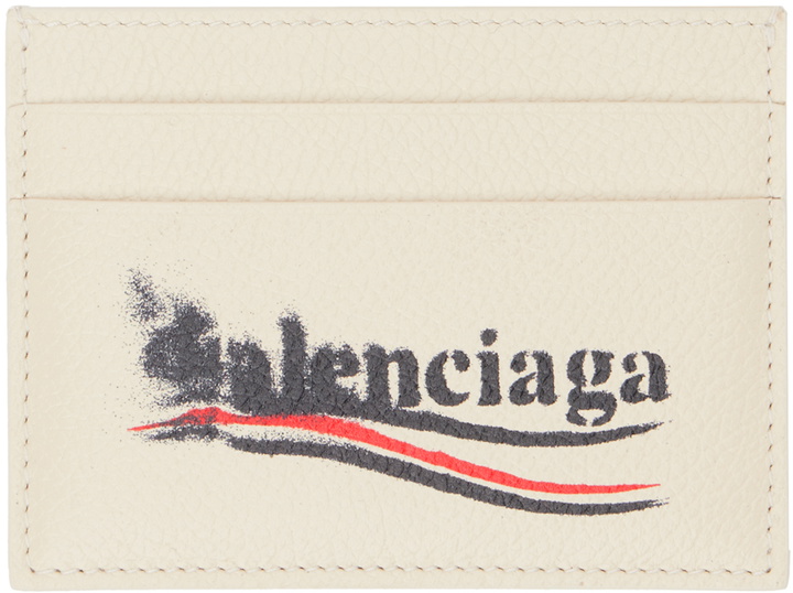 Photo: Balenciaga Off-White Cash Card Holder