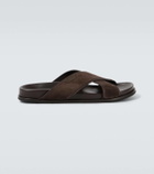 Brioni Suede slides