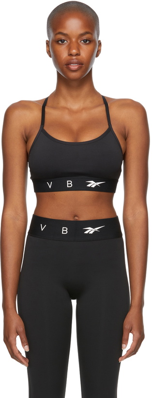 Photo: Reebok By Victoria Beckham Black T-Back Sports Bra